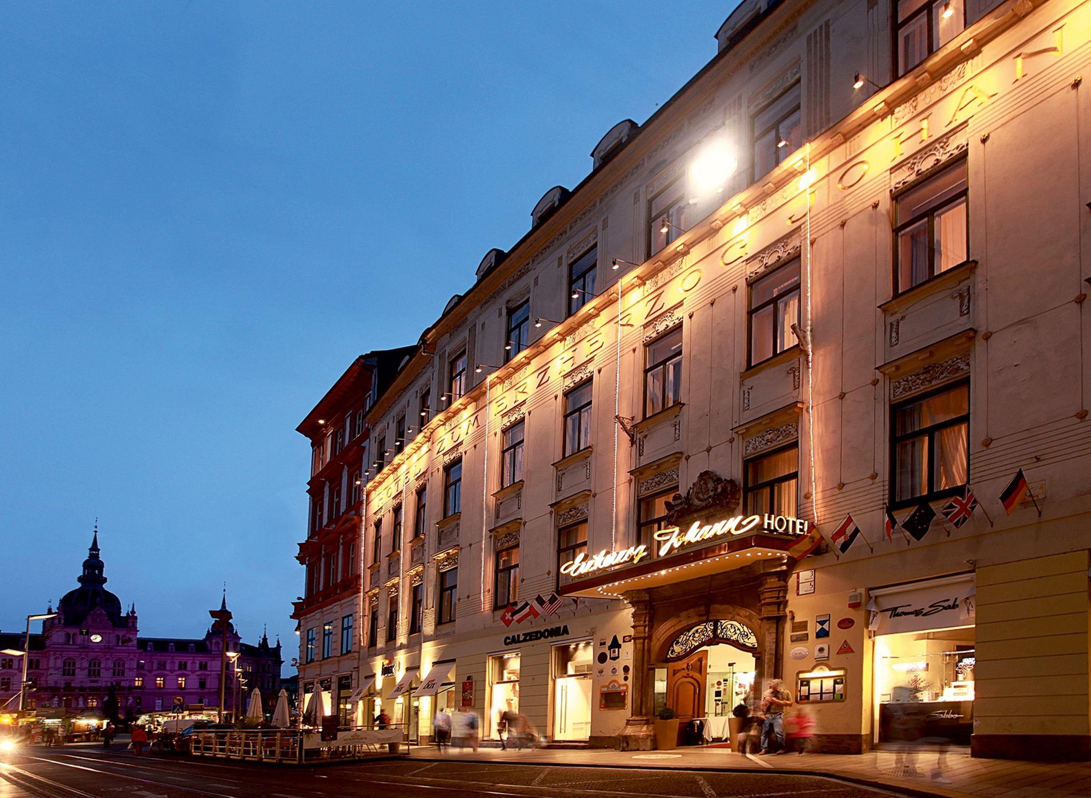 Palais-Hotel Erzherzog Johann Graz Exterior foto